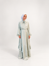 Satin Ruffles Dress
