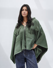 Fringe Cape Jacket