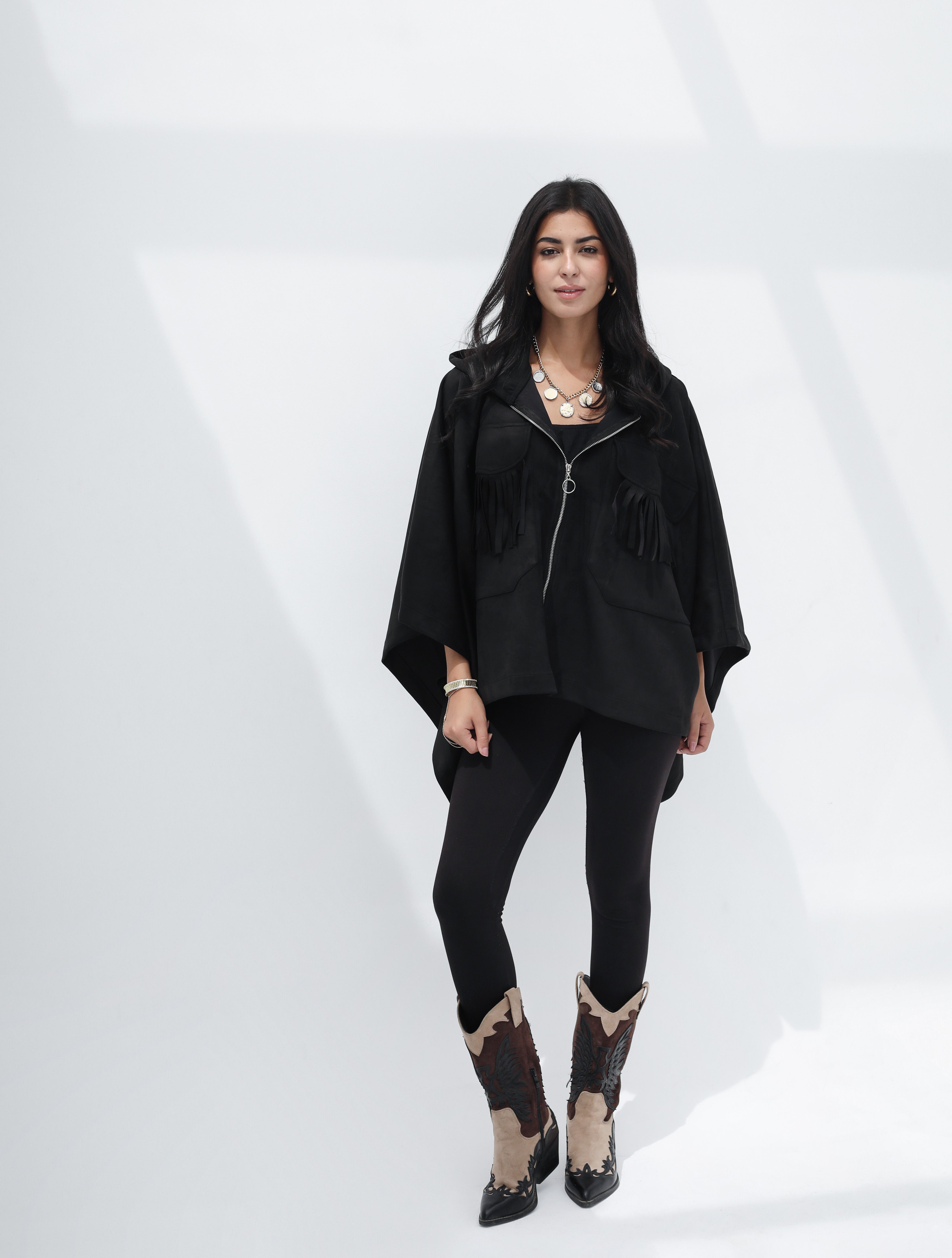 Fringe Cape Jacket